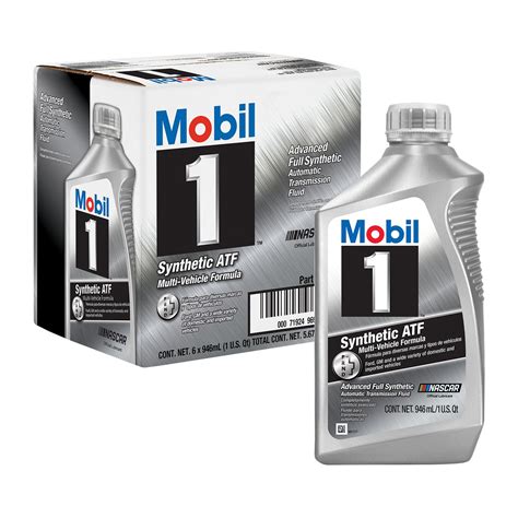 Mobil 1 Synthetic Automatic Transmission Fluid 1 Quart .